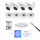 IP комплект відеоспостереження Dahua IP-2M-4KUP