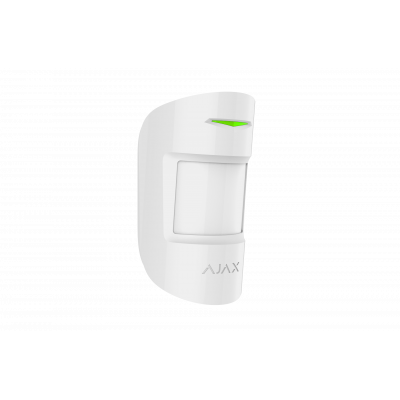 Бездротовий датчик руху Ajax MotionProtect Plus White з мікрохвильовим сенсором