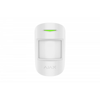 Бездротовий датчик руху Ajax MotionProtect Plus White з мікрохвильовим сенсором