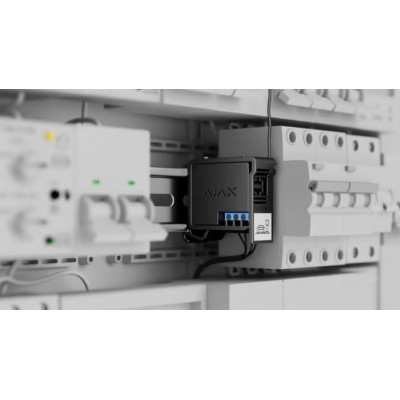 Тримач для фіксації Relay або WallSwitch Ajax DIN Holder на DIN-рейці