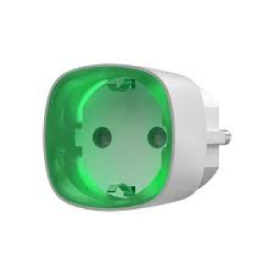 Радіокерована розумна розетка Ajax Socket White з лічильником енергоспоживання