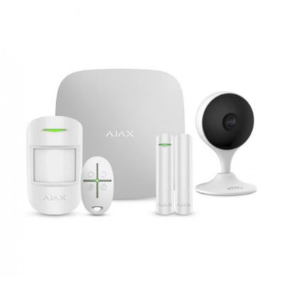 Комплект бездротової сигналізації Ajax StarterKit white + IP-відеокамера 2 Мп IMOU Cue 2 (IPC-C22EP-A) с Wi-Fi