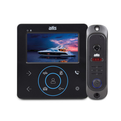 Комплект відеодомофона ATIS AD-480MB Kit box Комплект відеодомофона ATIS AD-480MB Kit box