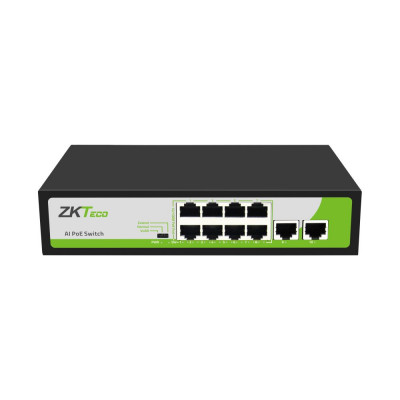 PoE-комутатор ZKTeco ZK-PoE82N-120W з 8 портами PoE PoE-комутатор ZKTeco ZK-PoE82N-120W з 8 портами PoE