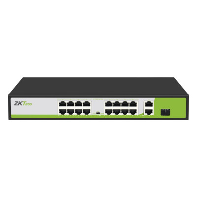 PoE-комутатор ZKTeco ZK-PoE1621N-200W з 16 портами PoE PoE-комутатор ZKTeco ZK-PoE1621N-200W з 16 портами PoE