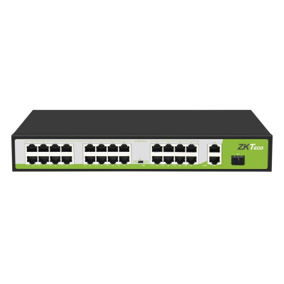 PoE-комутатор ZKTeco ZK-PoE2421NS-300W з 24 портами PoE PoE-комутатор ZKTeco ZK-PoE2421NS-300W з 24 портами PoE