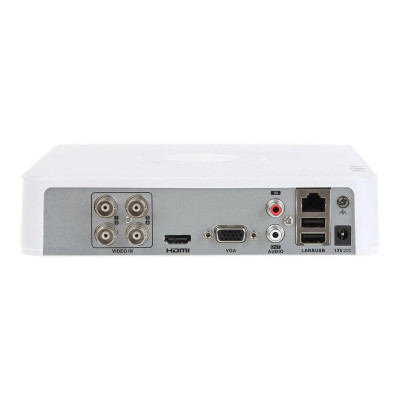 Відеореєстратор 4-канальний Hikvision DS-7104HQHI-K1(C)(S) з підтримкою аудіо по коаксіалу