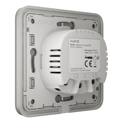 Вимикач Ajax LightSwitch 1-gang Olive одноклавішний