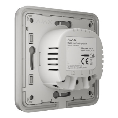 Вимикач Ajax LightSwitch 1-gang Fog одноклавішний