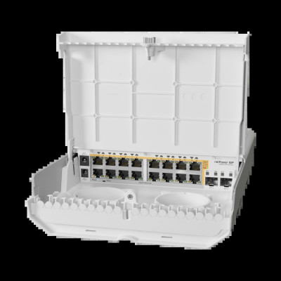 MikroTik CRS318-16P-2S+OUT 16-портовий керований PoE комутатор MikroTik CRS318-16P-2S+OUT 16-портовий керований PoE комутатор