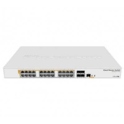 MikroTik CRS328-24P-4S+RM 24-портовий керований комутатор MikroTik CRS328-24P-4S+RM 24-портовий керований комутатор