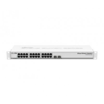 MikroTik CSS326-24G-2S+RM 24-портовий керований комутатор MikroTik CSS326-24G-2S+RM 24-портовий керований комутатор