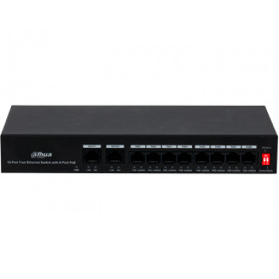 DH-PFS3010-8ET-65 8-портовий комутатор з 8 РоЕ портами