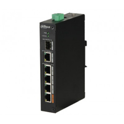 DH-PFS3106-4ET-60 4-портовий POE комутатор Dahua