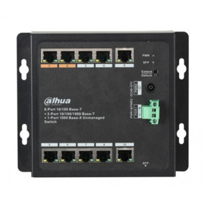 DH-PFS3111-8ET-96-F 8-портовий PoE комутатор