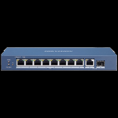 DS-3E0510P-E 8-портовий гігабітний некерований POE комутатор DS-3E0510P-E 8-портовий гігабітний некерований POE комутатор