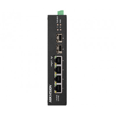DS-3T0506HP-E/HS 4-портовий некерований POE комутатор Hikvision DS-3T0506HP-E/HS 4-портовий некерований POE комутатор Hikvision