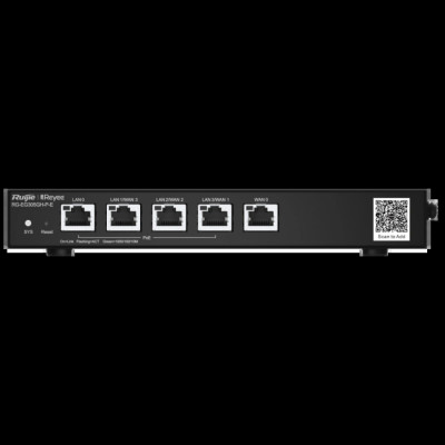 Ruijie Reyee RG-EG305GH-P-E 5-портовый маршрутизатор PoE с облачным управлением Ruijie Reyee RG-EG305GH-P-E 5-портовый маршрутизатор PoE с облачным управлением