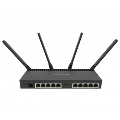 MikroTik RB4011iGS+5HacQ2HnD-IN Двухдиапазонный Wi-Fi роутер с SFP MikroTik RB4011iGS+5HacQ2HnD-IN Двухдиапазонный Wi-Fi роутер с SFP
