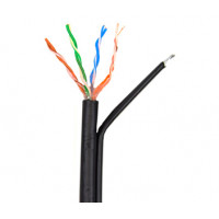 4*2*0.5-CU PE MT CAT5е Кабель сетевой UTP с тросом бухта 305м 4*2*0.5-CU PE MT CAT5е Кабель сетевой UTP с тросом бухта 305м