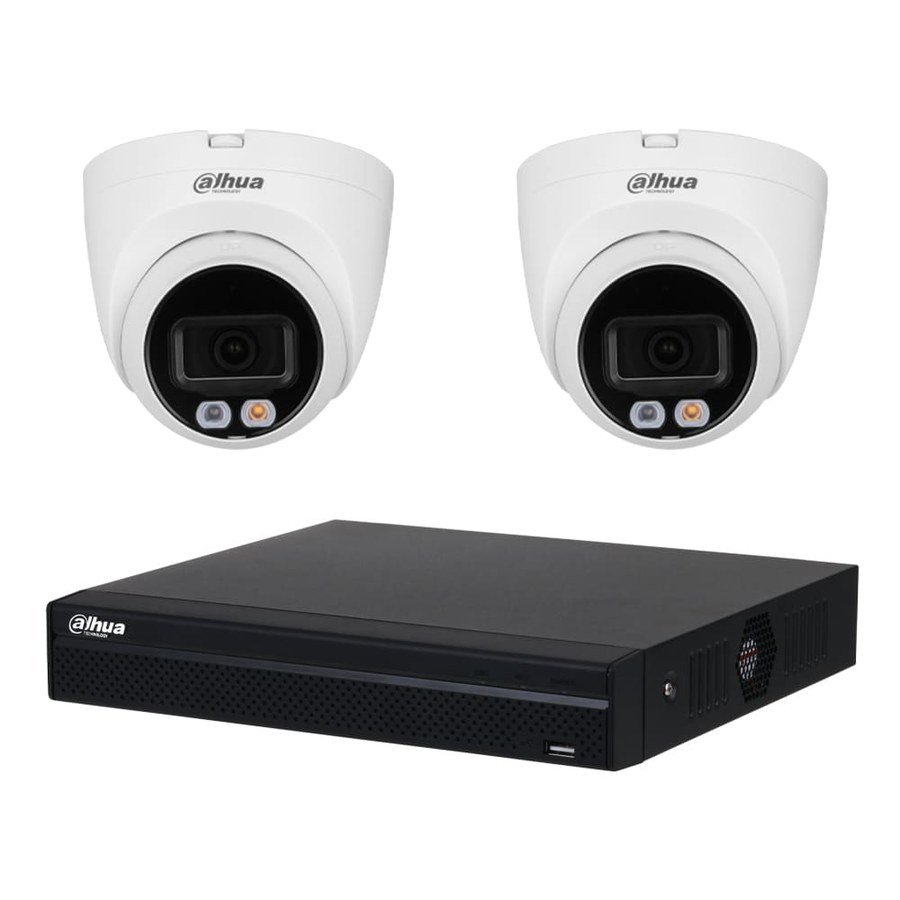 Комплект IP-відеонагляду Dahua KIT-DH124 (2 камери 4МП)
