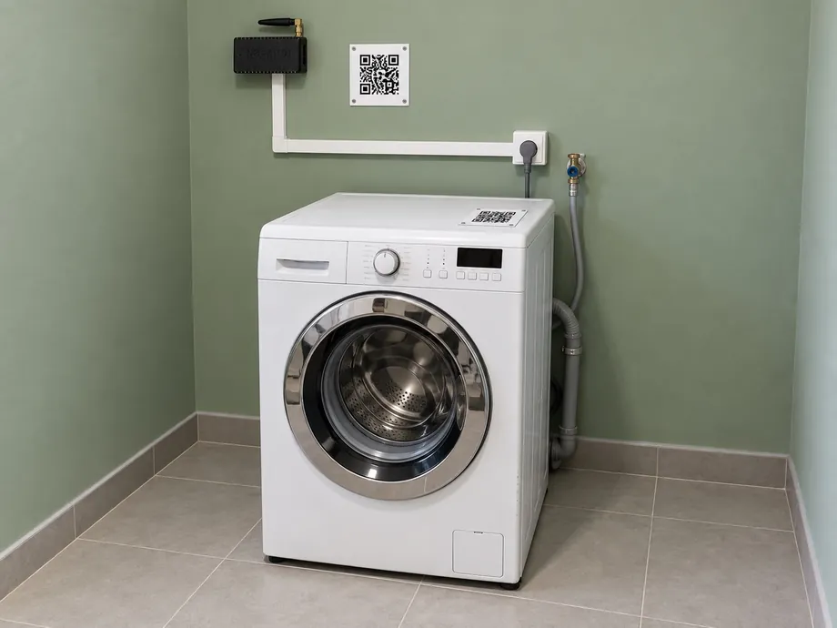 Ландромат — пральна машина самообслуговування з QR-оплатою (після капремонту, 7 кг, гарантія 6 місяців)