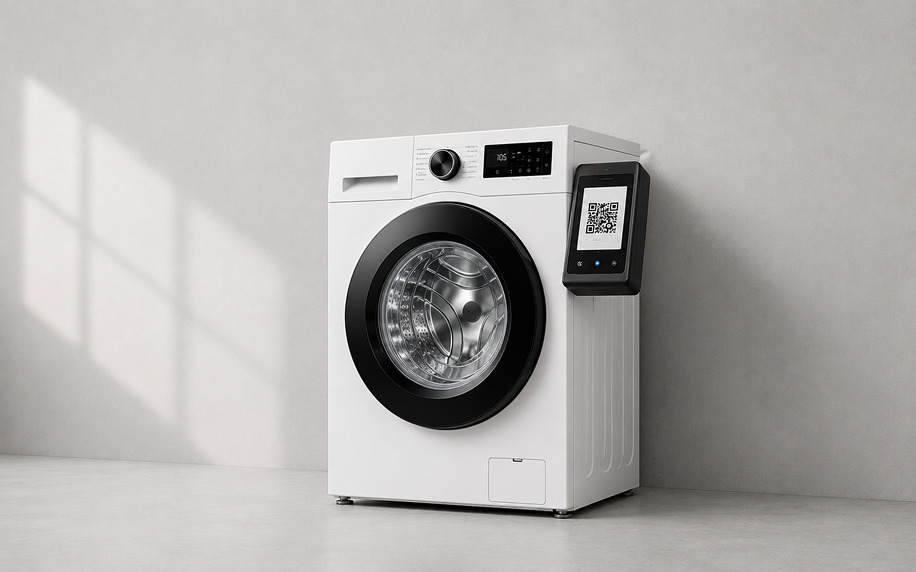 Ландромат — пральна машина самообслуговування з QR-оплатою (нова, 8 кг)