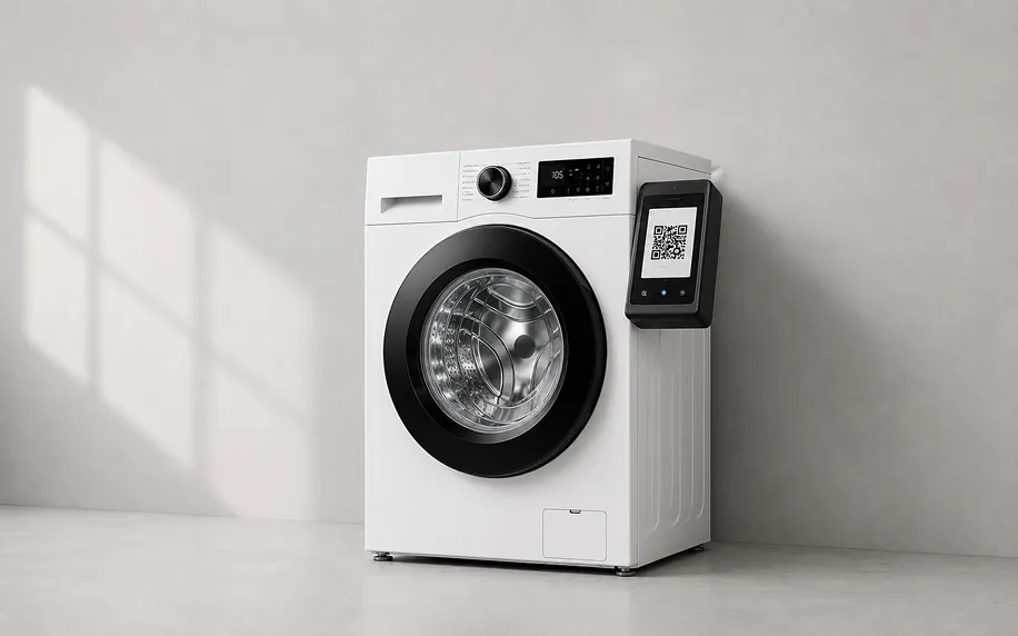 Ландромат — пральна машина самообслуговування з QR-оплатою (нова, 8 кг)