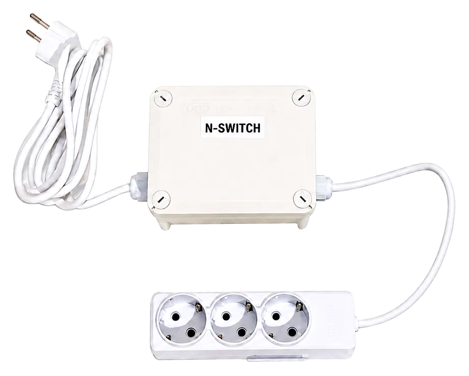 N-SWITCH — GSM-розетка / двоканальне реле керування навантаженням 220 В, 16 А (Wi-Fi, GSM)