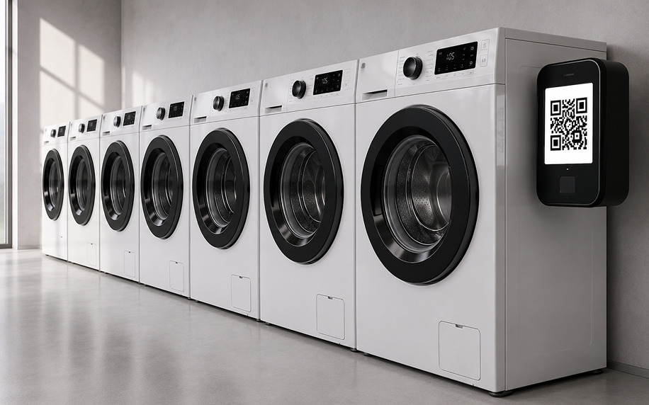 Пральня самообслуговування — комплект обладнання від 2 до 40 машин
