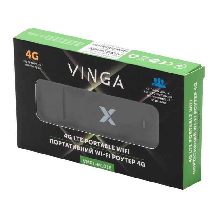 Мобільний модем Vinga Stick 4G M101 (VMRL-M101B) — фото 3